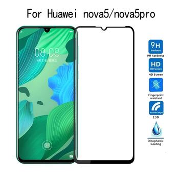 

3D Full Coverage Tempered Glass For Huawei Nova 5 5T 5i Pro Nova 4 4E 3 Lite 3i 3E 2i 2 Screen Protector Protective Film 500Pcs