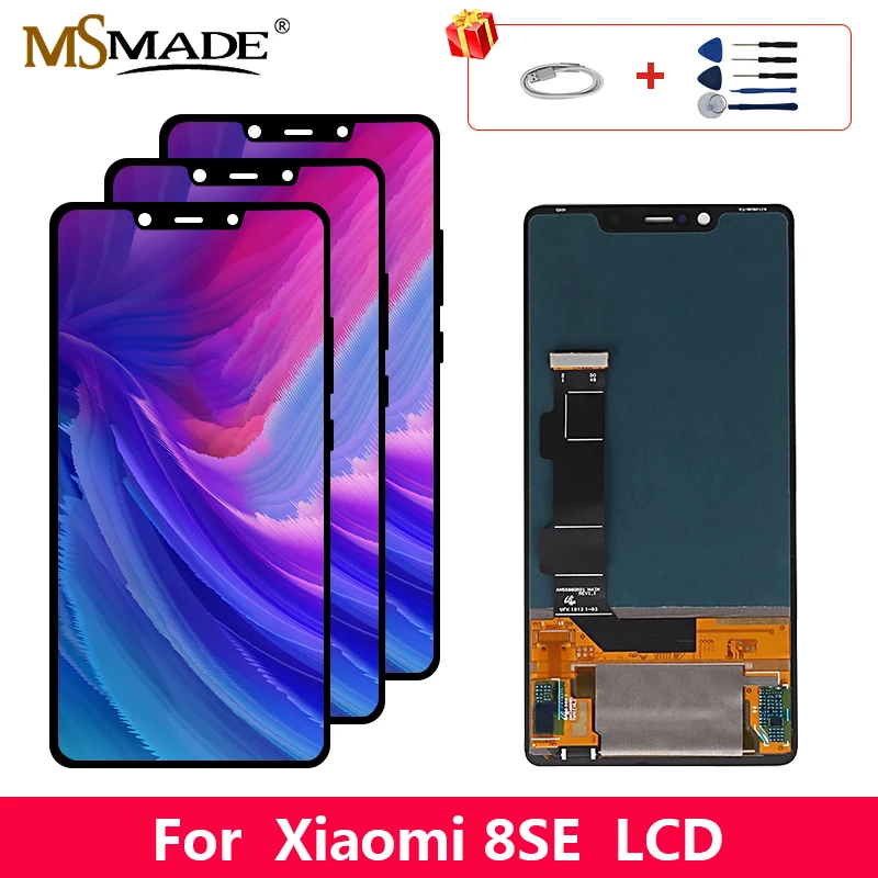 5.88" AMOLED For Xiaomi Mi 8 SE LCD Display Sreen Touch Digitizer Replacement Assembly Parts With Frame Free Shipping 100%Tested
5.88" AMOLED For Xiaomi Mi 8 SE LCD Display Sreen Touch Digitizer Replacement Assembly Parts With Frame Free Shipping 100%Tested