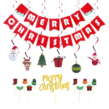 Chrisrmas Banner Set Party Decor With Merry Chrisrmas Banner And Hanging Garland Cake Swirls Party Decorations
Chrisrmas Banner Set Party Decor With Merry Chrisrmas Banner And Hanging Garland Cake Swirls Party Decorations