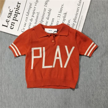 Spring and Summer 2020 new shirts for children, boys and girls, monogrammed thin print knit lapel shirts
Spring and Summer 2020 new shirts for children, boys and girls, monogrammed thin print knit lapel shirts
