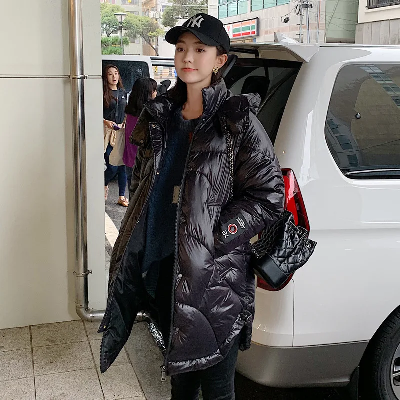 Graceful plus Thick Cotton down Coat Autumn And Winter Fashion Korean-style Cotton-padded Clothes Women's Mid-length Bright Skin
Graceful plus Thick Cotton down Coat Autumn And Winter Fashion Korean-style Cotton-padded Clothes Women's Mid-length Bright Skin