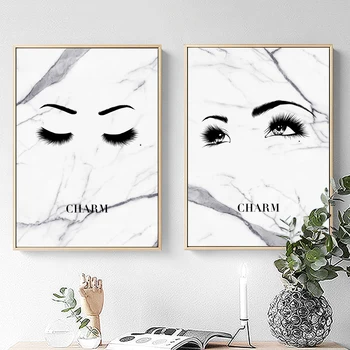 Modern Home Decoration Nordic Style Eyelash Eyebrows Canvas Painting Pictures Wall Artwork Prints Modular Poster For Living Room
Modern Home Decoration Nordic Style Eyelash Eyebrows Canvas Painting Pictures Wall Artwork Prints Modular Poster For Living Room