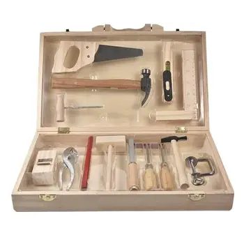 Repair Box Toy Building Multifunctional Woodworking Wooden Tool Kit Pretend Play Set for Kid
Repair Box Toy Building Multifunctional Woodworking Wooden Tool Kit Pretend Play Set for Kid