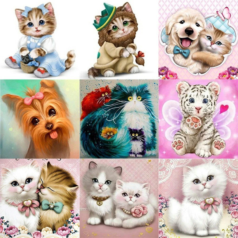 Cat Full Square/Round Stones Cartoon 5D Diamond Painting Diamond Embroidery Rhinestone Picture Diamond Dimond Needlework Jq307
Cat Full Square/Round Stones Cartoon 5D Diamond Painting Diamond Embroidery Rhinestone Picture Diamond Dimond Needlework Jq307
