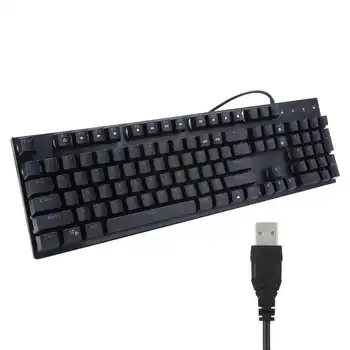 Gaming Keyboard USB Wired Floating Ergonomic Mechanical Feel LED Green Backlit Desktop Computer Ergonomic Keyboard Floating Keyb
Gaming Keyboard USB Wired Floating Ergonomic Mechanical Feel LED Green Backlit Desktop Computer Ergonomic Keyboard Floating Keyb