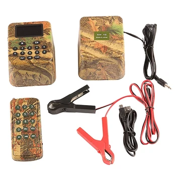 Hunting Bird Caller Sound Voice Decoy 50W Speaker Electric Hunting Bird Sound MP3 Player Remote CY-898 Camo
Hunting Bird Caller Sound Voice Decoy 50W Speaker Electric Hunting Bird Sound MP3 Player Remote CY-898 Camo