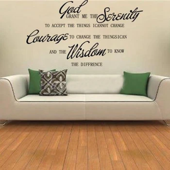 New New Wall Stickers Decor Decal God Great Me The Serenity Prayer Art Poem
New New Wall Stickers Decor Decal God Great Me The Serenity Prayer Art Poem