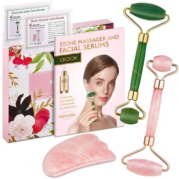 Rose Quartz Roller Slimming Face Massager Lifting Tool Natural Jade Facial Massage Stone Roller Skin Massage Beauty Care gift 
Rose Quartz Roller Slimming Face Massager Lifting Tool Natural Jade Facial Massage Stone Roller Skin Massage Beauty Care gift