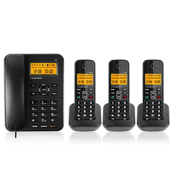 1/2/3-Handset Expandable Cordless Phone with Caller ID/Call Waiting, Handset Intercom & Backlit Display, Keypad Lock, Black
1/2/3-Handset Expandable Cordless Phone with Caller ID/Call Waiting, Handset Intercom & Backlit Display, Keypad Lock, Black