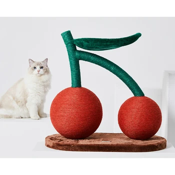 Large Cherry Cat Scratching Post Sisal Rope Abrasion Resistant Cat Tree Tower Cat Furniture Cat Scratcher Mascotas Kitten House 
Large Cherry Cat Scratching Post Sisal Rope Abrasion Resistant Cat Tree Tower Cat Furniture Cat Scratcher Mascotas Kitten House
