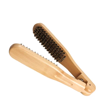 Hot Hair Straightener Comb Wooden Anti-static DIY Salon Hairdressing Dual-Brush CNT 66
Hot Hair Straightener Comb Wooden Anti-static DIY Salon Hairdressing Dual-Brush CNT 66