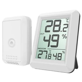 Digital Wireless Hygrometer Lcd Thermometer Indoor Outdoor Electronic Temperature Humidity Monitor Weather Station Alarm Clocks
Digital Wireless Hygrometer Lcd Thermometer Indoor Outdoor Electronic Temperature Humidity Monitor Weather Station Alarm Clocks