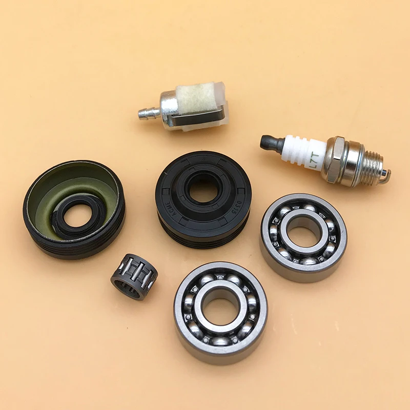 HUNDURE Crankshaft Crank Ball Bearing Oil Seal Spark Plug Fuel Filter Kit For HUSQVARNA 142 141 136 137 36 41 Chainsaw Parts
HUNDURE Crankshaft Crank Ball Bearing Oil Seal Spark Plug Fuel Filter Kit For HUSQVARNA 142 141 136 137 36 41 Chainsaw Parts