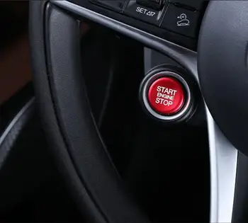 RED Engine Start Stop Button Cover Trim For Alfa Romeo Giulia Stelvio 2017 2018
RED Engine Start Stop Button Cover Trim For Alfa Romeo Giulia Stelvio 2017 2018
