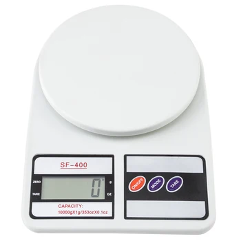 SF-400 10KG / 1g Kitchen Mail LCD Digital Scale White 24.5 x 17 x 3.5cm US warehouse dropshipping 
SF-400 10KG / 1g Kitchen Mail LCD Digital Scale White 24.5 x 17 x 3.5cm US warehouse dropshipping