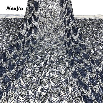 2020 Latest Sequin Lace Fabric Guipure Embroidery African Lace Fabric With Paillette For Wedding Dress
2020 Latest Sequin Lace Fabric Guipure Embroidery African Lace Fabric With Paillette For Wedding Dress