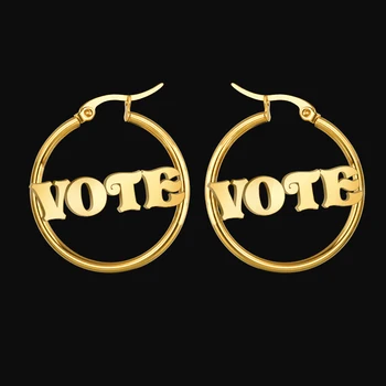 Cazador Former First Lady Of The USA Michelle Obama Wears The Same VOTE Earrings 2020 Hottest Jewelry Freedom Equality
Cazador Former First Lady Of The USA Michelle Obama Wears The Same VOTE Earrings 2020 Hottest Jewelry Freedom Equality