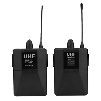 20 Channels UHF Wireless Lavalier Microphone System with Handheld Style Lapel Mic Interview for Phone Camera 
20 Channels UHF Wireless Lavalier Microphone System with Handheld Style Lapel Mic Interview for Phone Camera