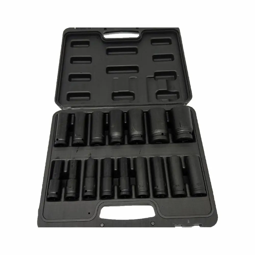 1/2" Drive Metric Deep Impact Socket Set 16 Piece 10-32mm in Case Garage High Quality Professionals Tire tool
1/2" Drive Metric Deep Impact Socket Set 16 Piece 10-32mm in Case Garage High Quality Professionals Tire tool