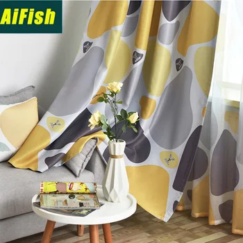 Nordic Modern Bedroom Blackout Curtain Living Room Girl Window Drape Yellow Shade Cortina Geometric Circle Window Drapes WP419-4 
Nordic Modern Bedroom Blackout Curtain Living Room Girl Window Drape Yellow Shade Cortina Geometric Circle Window Drapes WP419-4