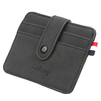 Business Small Card Holder Fashion Men Black Korean Minimalist Credit Card Holder Wallet Leather Kaarthouder Holders AE50CH 
Business Small Card Holder Fashion Men Black Korean Minimalist Credit Card Holder Wallet Leather Kaarthouder Holders AE50CH