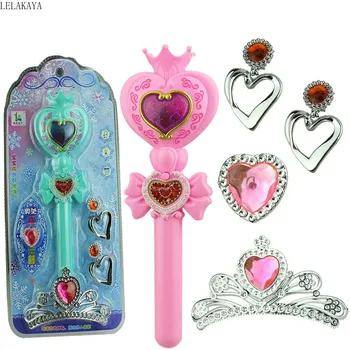 1 Set Cosplay Sailor Moon Musical Magic Wand Henshin Rod Glow Stick Cute Action Figure Cartoon Crown Heart Shaped Accessories
1 Set Cosplay Sailor Moon Musical Magic Wand Henshin Rod Glow Stick Cute Action Figure Cartoon Crown Heart Shaped Accessories