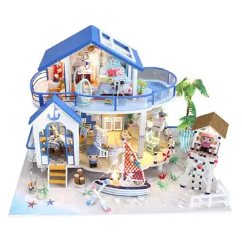 1 Set DIY House Model Toy Timber Creative Marvellous DIY Wooden Ornament House Assemble Model DIY Assemble Toy for Adults Teens
1 Set DIY House Model Toy Timber Creative Marvellous DIY Wooden Ornament House Assemble Model DIY Assemble Toy for Adults Teens