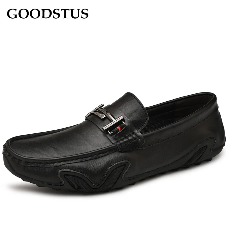GOODSTUS Men Genuine Leather Casual Loafers Shoes New Arrival Summer Super High Top Quality Fashion Male Slip-On Casual Shoes
GOODSTUS Men Genuine Leather Casual Loafers Shoes New Arrival Summer Super High Top Quality Fashion Male Slip-On Casual Shoes