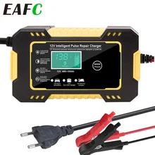 Car Battery Charger 12V 6A Touch Screen Pulse Repair LCD For Auto Moto Fast Power Charging Wet Dry Lead Acid Digital LCD Display
Car Battery Charger 12V 6A Touch Screen Pulse Repair LCD For Auto Moto Fast Power Charging Wet Dry Lead Acid Digital LCD Display