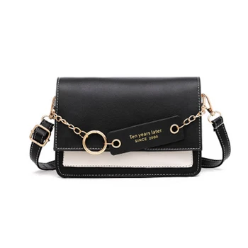 Women Contrast Color Crossbody Bags PU Leather Messenger Shoulder Bag Purse New
Women Contrast Color Crossbody Bags PU Leather Messenger Shoulder Bag Purse New