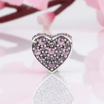 Original 925 Sterling Silver Bead New Dazzling Heart With Crystal Beads Fit Pandora Women Bracelet & Necklace Diy Jewelry
Original 925 Sterling Silver Bead New Dazzling Heart With Crystal Beads Fit Pandora Women Bracelet & Necklace Diy Jewelry