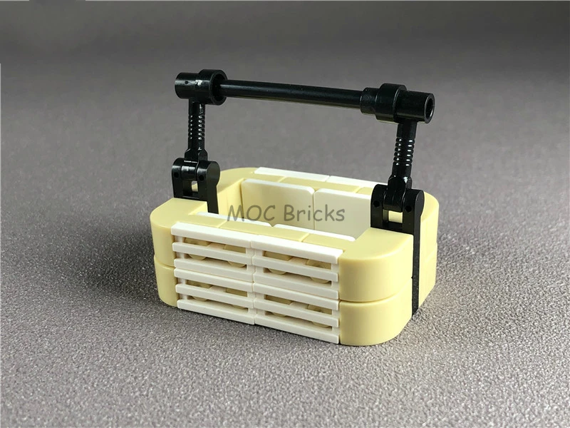 2sets/lot MOC Bricks DIY Tan Yellow Picnic Big basket family traveling Educational building blocks gifts toys for children | Игрушки и