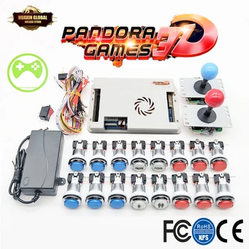 2 Player Original Pandora Game 3D Kit Copy SANWA Joystick,Chrome LED Push Button for DIY Arcade Machine Home Cabinet with Manual 
2 Player Original Pandora Game 3D Kit Copy SANWA Joystick,Chrome LED Push Button for DIY Arcade Machine Home Cabinet with Manual