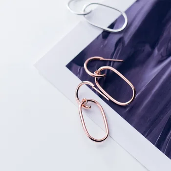 Rose Gold Circle Earrings Korean Earrings 925 Silver Jewelry Vintage Brincos Minimalism Pendientes Kolczyki Oorbellen Earrings
Rose Gold Circle Earrings Korean Earrings 925 Silver Jewelry Vintage Brincos Minimalism Pendientes Kolczyki Oorbellen Earrings