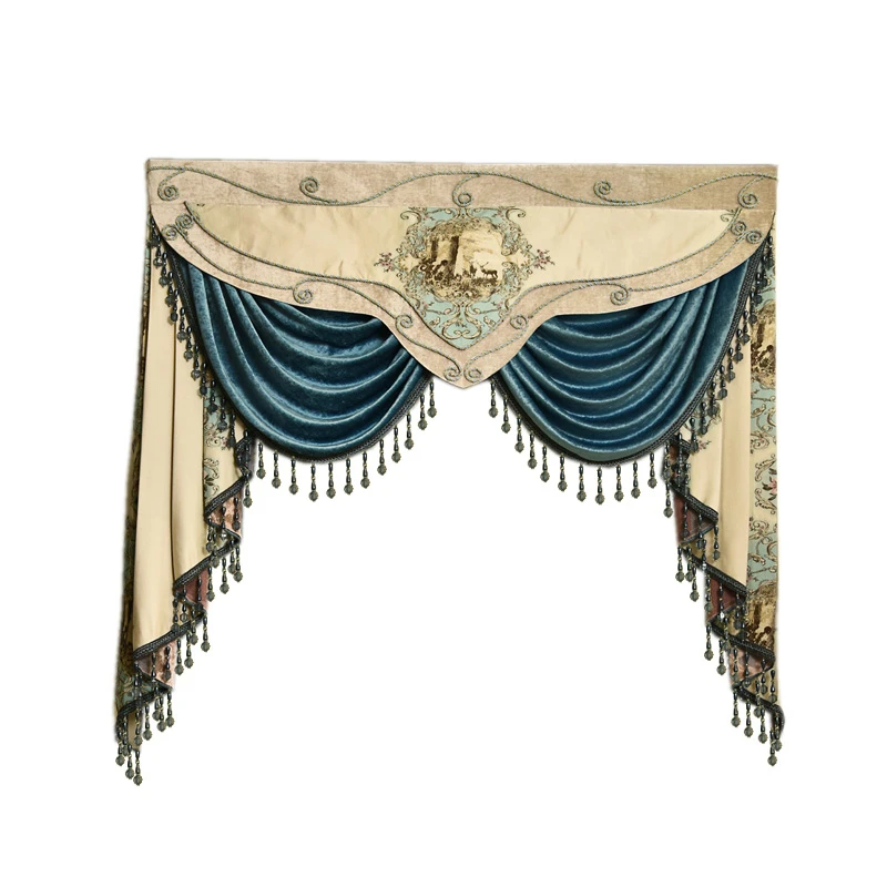 Classic luxury custom Valance for living room bedroom kitchen hotel apartment Not including Cloth curtain and tulle 
Classic luxury custom Valance for living room bedroom kitchen hotel apartment Not including Cloth curtain and tulle