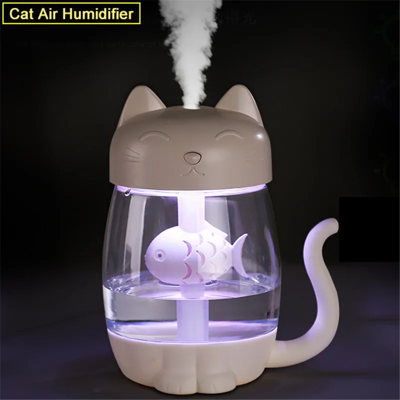 3 in 1 USB Cat Air Humidifier Ultrasonic Mist Maker Cute Mini Humidifier with LED Light Mini USB Fan for Home office 350ML
3 in 1 USB Cat Air Humidifier Ultrasonic Mist Maker Cute Mini Humidifier with LED Light Mini USB Fan for Home office 350ML