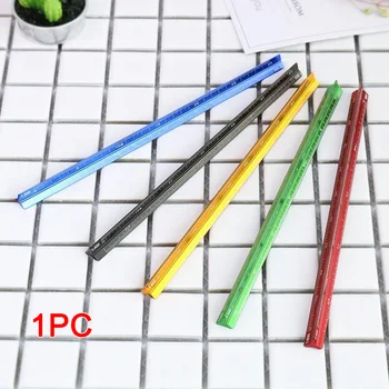 Measuring Tool Small Proportion School Office Supplies Ruler Aluminum Colorful Scale Ruler Multifunctional Triangular
Measuring Tool Small Proportion School Office Supplies Ruler Aluminum Colorful Scale Ruler Multifunctional Triangular