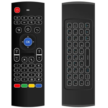 MX3 2.4G Wireless Keyboard Backlight Air Mouse Remote Control for TV Box Computer Smart TV 3 Axir Gyroscope 3 Axir Accelerator
MX3 2.4G Wireless Keyboard Backlight Air Mouse Remote Control for TV Box Computer Smart TV 3 Axir Gyroscope 3 Axir Accelerator