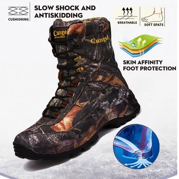 CUNGEL Mens Outdoor High Quality Brand Hiking Shoes Tactical boots Winter army Sport Trekking Climbing Athletic Shoes camouflage
CUNGEL Mens Outdoor High Quality Brand Hiking Shoes Tactical boots Winter army Sport Trekking Climbing Athletic Shoes camouflage