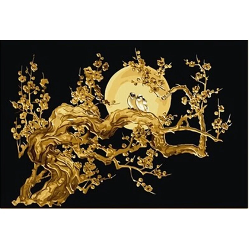 Asian gold paint