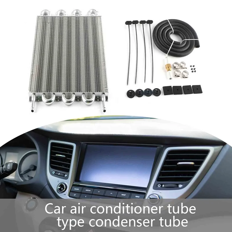 Modified Parts Car Air Conditioner Tube Condenser Car Condenser 6 Row Transmission Oil Cooler Mounting Kit
Modified Parts Car Air Conditioner Tube Condenser Car Condenser 6 Row Transmission Oil Cooler Mounting Kit