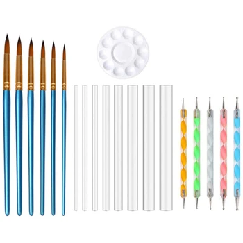 Painting Tool Set,Pattern Dotting Tools Set Stone Painting Kit Pen Brushes Stencil Drawing Art, Home Decoration (Color)
Painting Tool Set,Pattern Dotting Tools Set Stone Painting Kit Pen Brushes Stencil Drawing Art, Home Decoration (Color)
