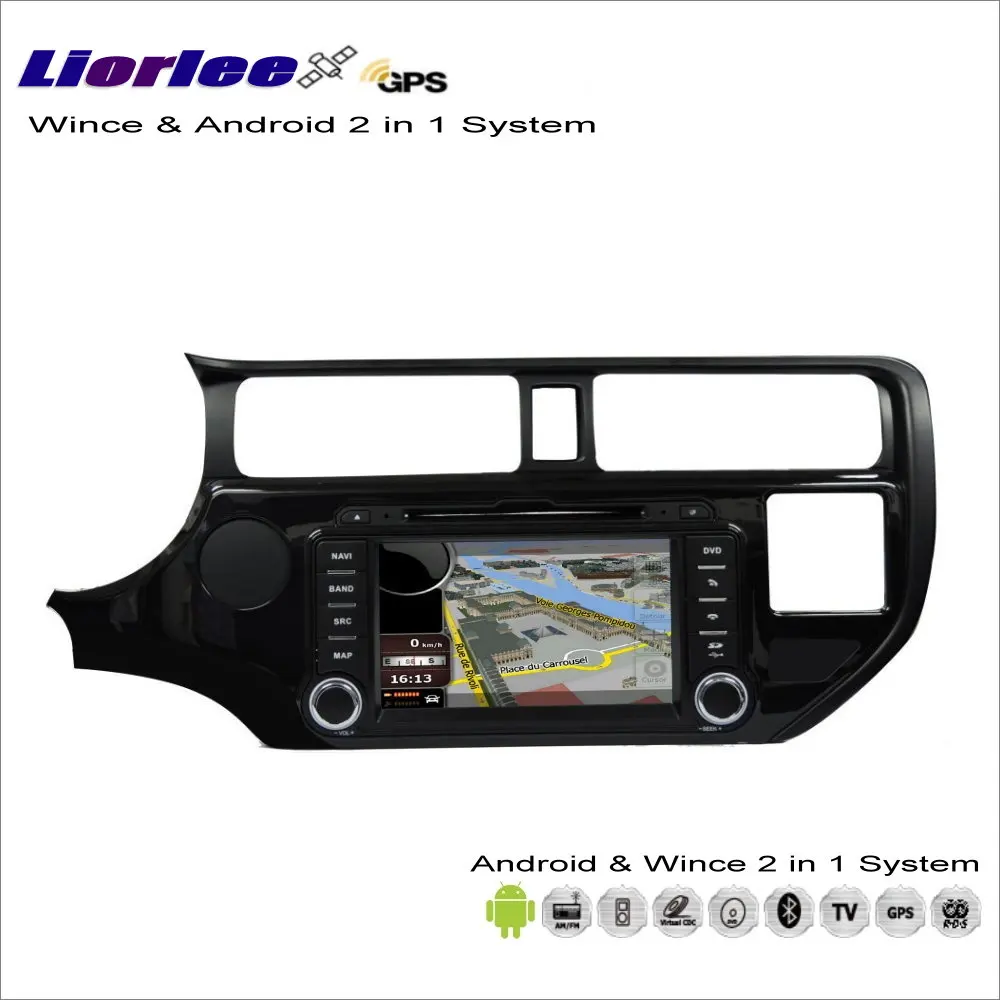 Автомагнитола для KIA RIO/Pride/K2 2011-2014 мультимедийный проигрыватель на Android CD DVD