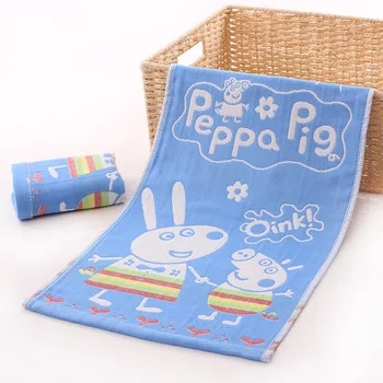 Peppa Pig Cartoon Boy Girl 100% Pure Cotton Baby Towel Cartoon Baby Face Towel Soft Face Wash Towel For Children
Peppa Pig Cartoon Boy Girl 100% Pure Cotton Baby Towel Cartoon Baby Face Towel Soft Face Wash Towel For Children