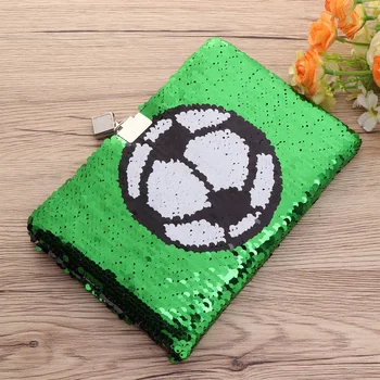 1PC Sequin Journal Notebook Football Pattern Colorful Creative Practical Writing Notebook Personal Diary Organizer Planner with
1PC Sequin Journal Notebook Football Pattern Colorful Creative Practical Writing Notebook Personal Diary Organizer Planner with