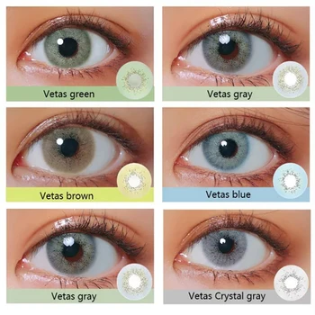 Veta Beautiful Pupil Color Contact Lenses Monthly Female Path 14.5mm Multicolor Party Cartoon Girl Decoration Cosplay Student
Veta Beautiful Pupil Color Contact Lenses Monthly Female Path 14.5mm Multicolor Party Cartoon Girl Decoration Cosplay Student