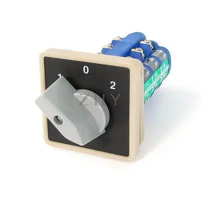 600V 20A ON/OFF/ON 3 Position Rotary Cam Changeover Switch w Installation Screws
600V 20A ON/OFF/ON 3 Position Rotary Cam Changeover Switch w Installation Screws