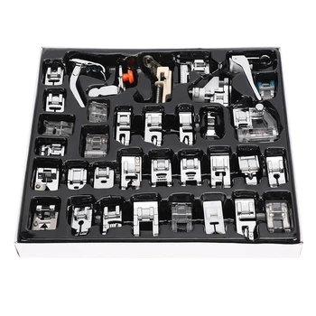 35Pcs Sewing Machine Presser Foot Multifunction Household Sewing Machine Metal Presser Foot Tool Kit Accessory Presser Foot
35Pcs Sewing Machine Presser Foot Multifunction Household Sewing Machine Metal Presser Foot Tool Kit Accessory Presser Foot