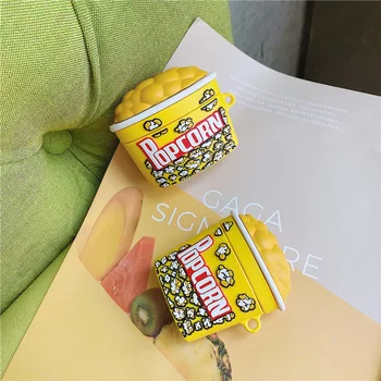 For AirPod Case 3D Popcorn Cartoon Earphone/Headphone Cover Case for Apple Airpods 1 2 Pro Wireless Earphone Charging Box
For AirPod Case 3D Popcorn Cartoon Earphone/Headphone Cover Case for Apple Airpods 1 2 Pro Wireless Earphone Charging Box