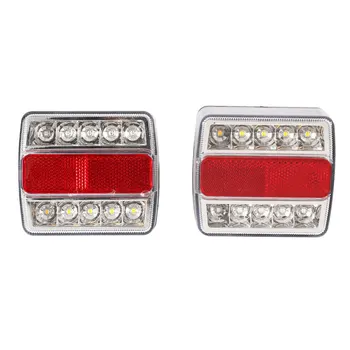 Rear Lamps Warning Lights Universal Tail Lights Vehicle Stop Indicator 2pcs Square Durable
Rear Lamps Warning Lights Universal Tail Lights Vehicle Stop Indicator 2pcs Square Durable